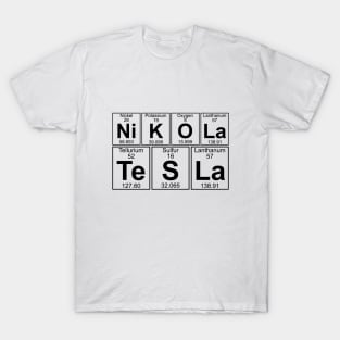 Ni-K-O-La Te-S-La (Nikola Tesla) T-Shirt